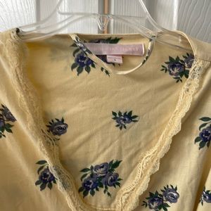 Victoria's Secret Yellow Floral Robe